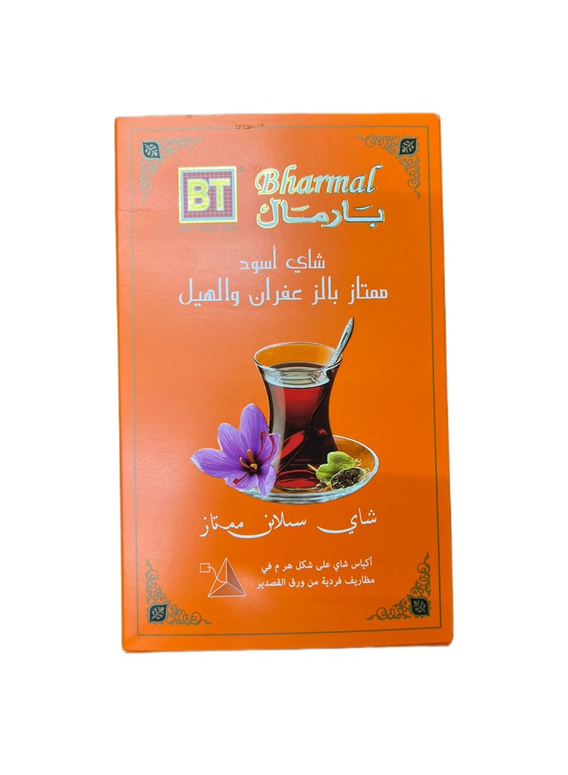 BHARMAL Premium black tea with Saffron and Cardamom teabags - Image 4