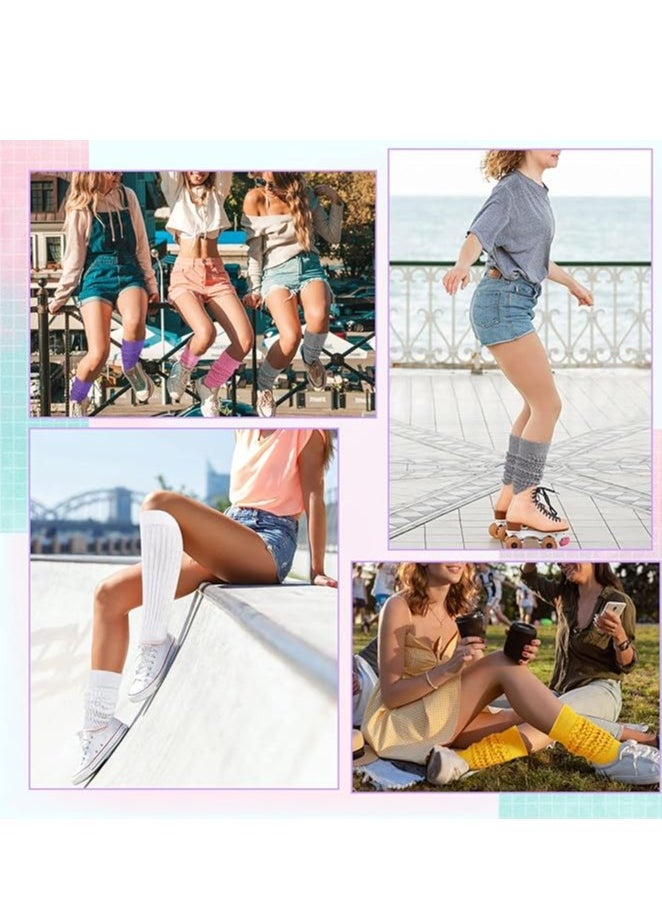 Excefore - Slouch Socks for Women 3 Pairs Size 6-11 Soft Extra Long Scrunch Knee High Boot - Image 1