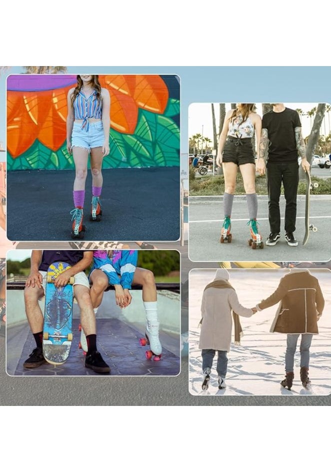 Excefore - Slouch Socks for Women 3 Pairs Size 6-11 Soft Extra Long Scrunch Knee High Boot - Image 1
