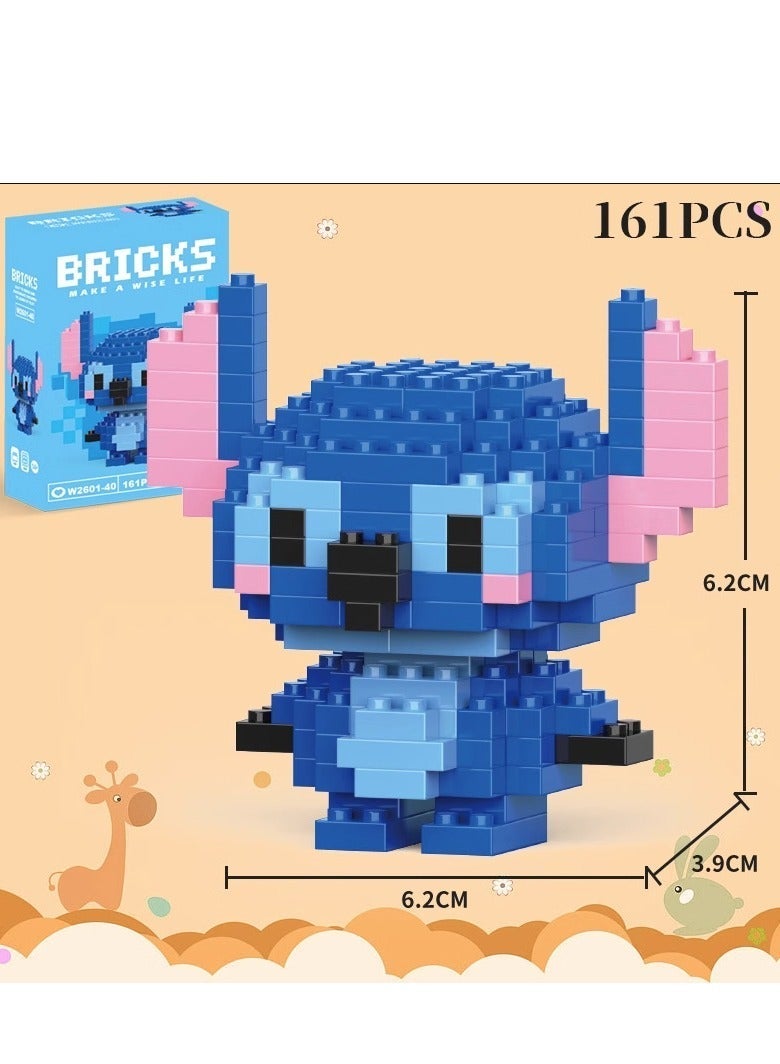 بريكس غرزة صغيرة الجسيمات التراص كتلة اللعب متوافقة مع جزيئات الطوب LEGO - Image 2