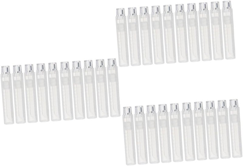 Gadpiparty 30pcs Transparent Plastic Chalk Holder Water-soluble Chalk Cover for School and Home Use Easy to Operate and Clean for Teachers and Students - Image 1