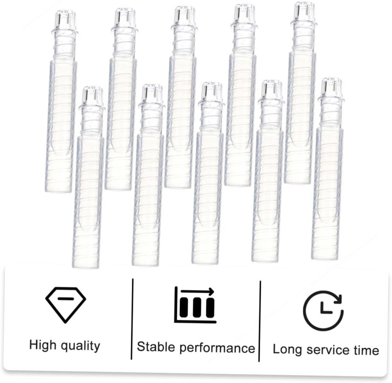 Gadpiparty 30pcs Transparent Plastic Chalk Holder Water-soluble Chalk Cover for School and Home Use Easy to Operate and Clean for Teachers and Students - Image 2