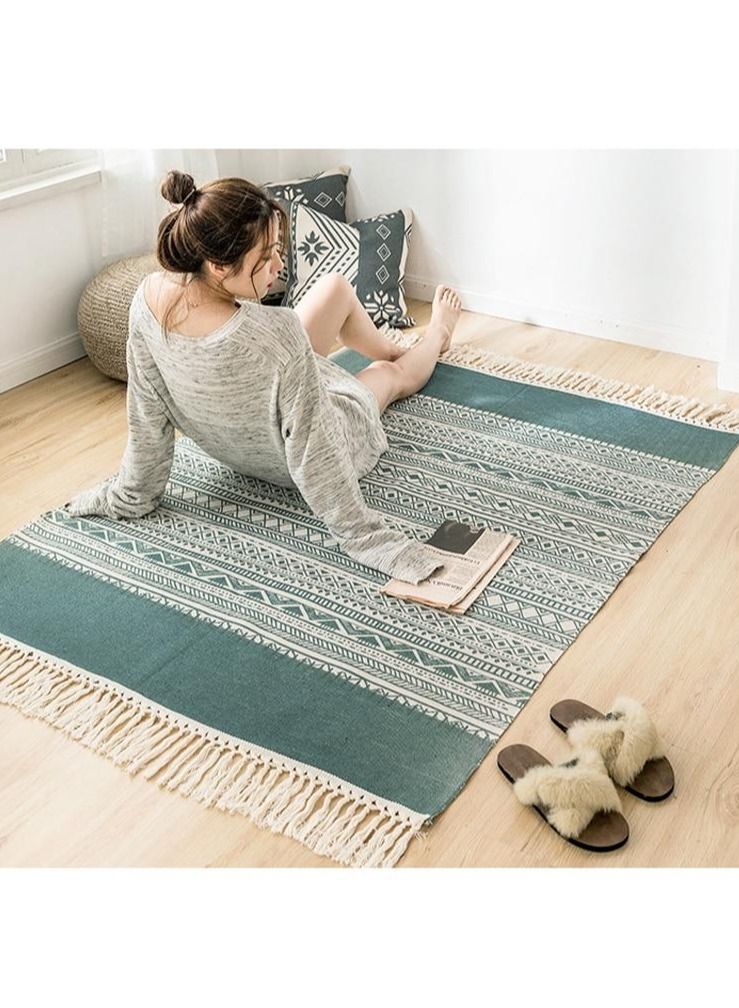 ALMUFARREJ Rectangular Soft Touch Carpet Multicolour 120x180cm - Image 1