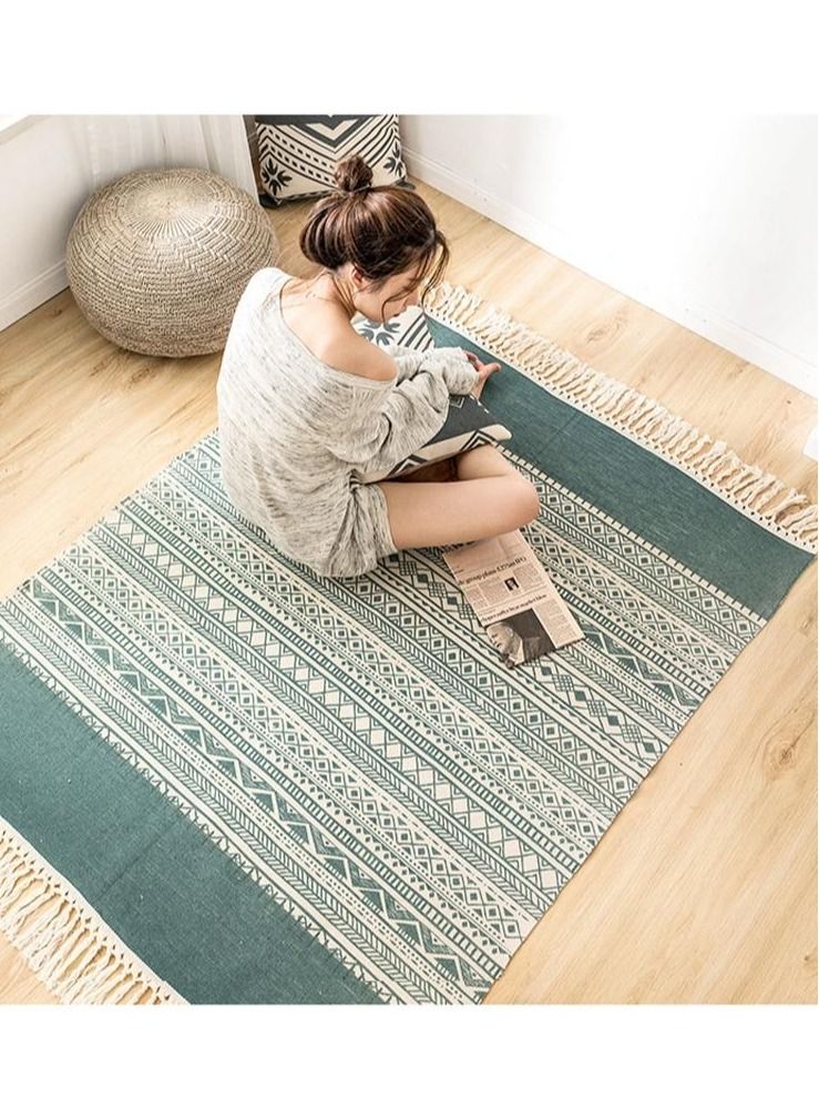 ALMUFARREJ Rectangular Soft Touch Carpet Multicolour 120x180cm - Image 3