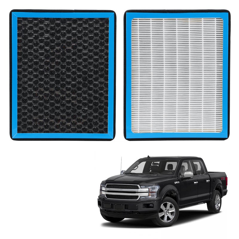 Parfyter 1*HEPA Cabin Air Filter replacement CF12150 Compatible with Lincoln Navigator;Ford Expedition F-150/F150 F-250 F-350 F-450 F-550 SUPER DUTY 2015 2016 2017 2018 2019 2020 2021 2022 2023 2024 - Image 1