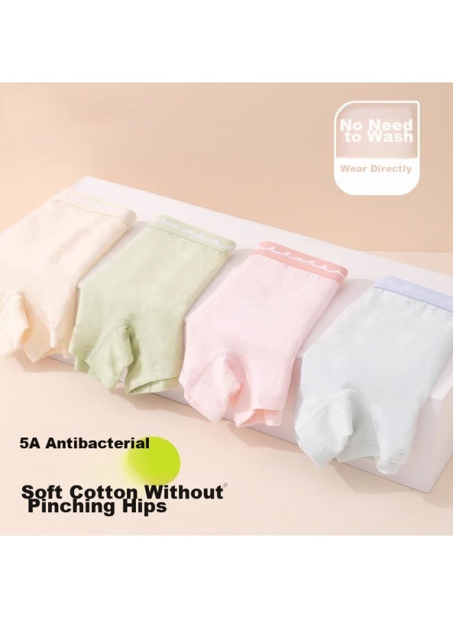 DR.CHU Dr.chu Children's Disposable Underwear, Pure Cotton Sterilized, Girls' Individual Pack, Boys' Travel Daily Disposable Boxer Briefs, For Children And Teens  - Image 3