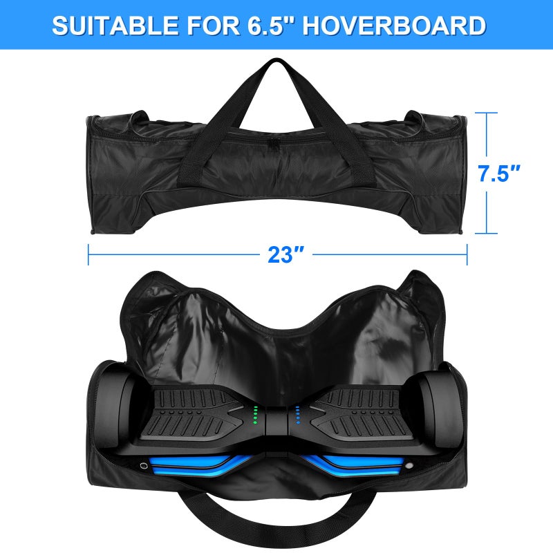 COSMOS حقيبة حمل سكوتر كوزموس المحمولة ذات التوازن الذاتي، حقيبة مائية لهوفر بورد بحجم 6.5 بوصة بعجلتين سكوتر ذكي ذاتي التوازن لوح انزلاق - Image 2