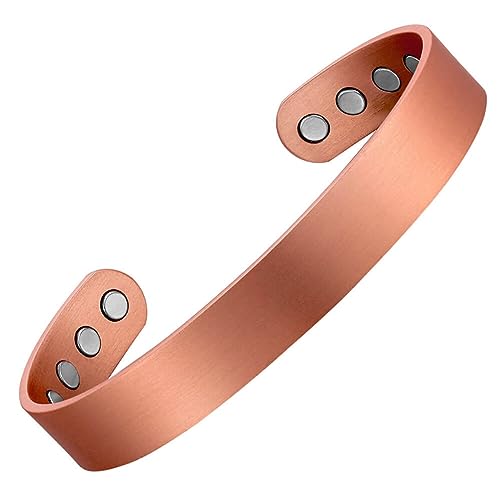 Earth Therapy - Pure Copper Ultra Strength Magnetic GOLF Bracelet Bangle Cuff - Sport - Adjustable Sizing - for Men & Women - Image 1