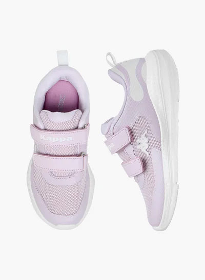 كابا Girls' Panelled Sports Shoes with Hook and Loop Closure