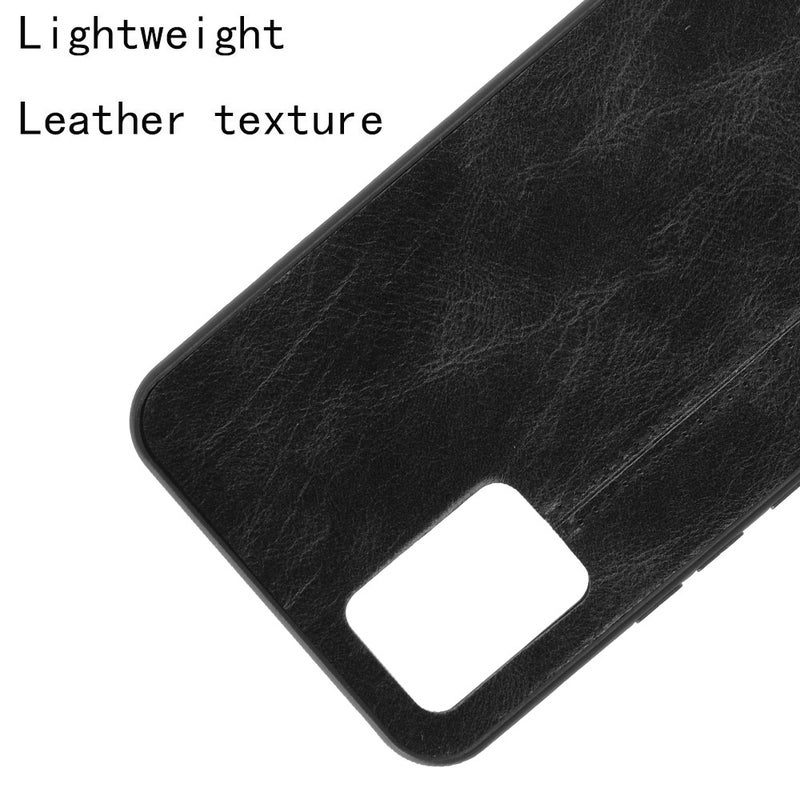 HuHa Case Cover For Vivo V20 Shockproof Sewing Cow Pattern Skin PC + PU + TPU Case(Black) - Image 4