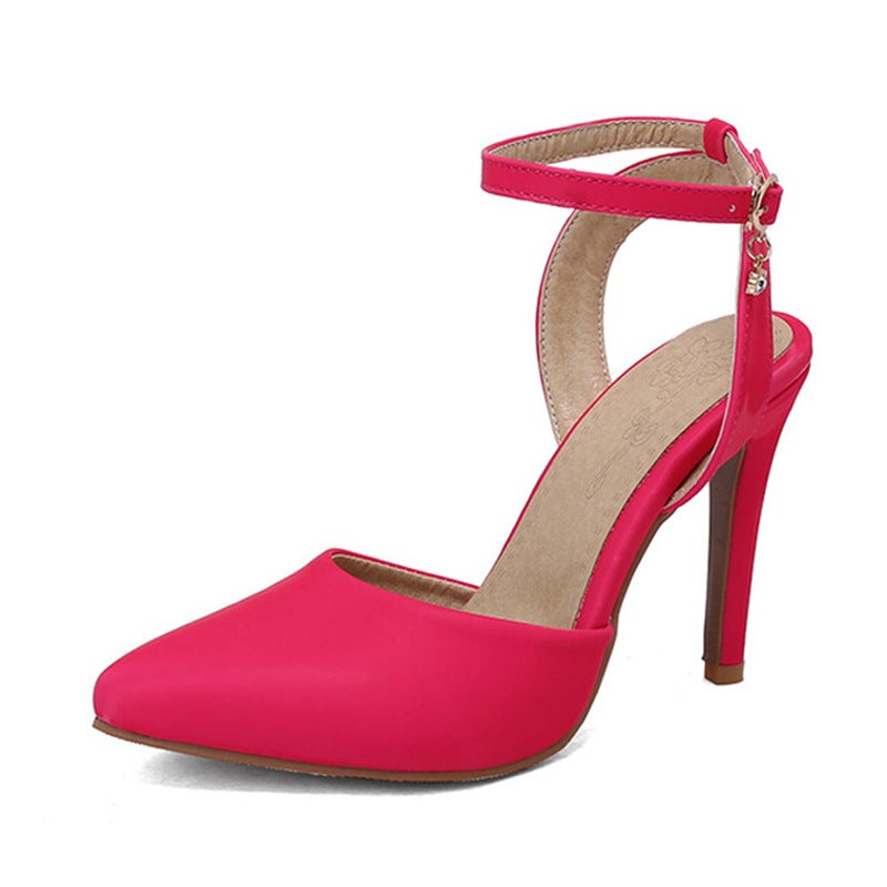Stiletto Heel Large Size Women'S Shoes Pointed Toe Back Empty Sandals T354-2 - Image 2