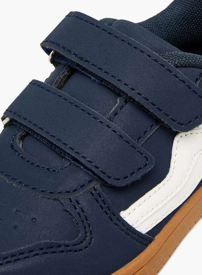LBL By Shoexpress NAVY Boys Hook & Loop School Sneakers for Men | Best Price UAE