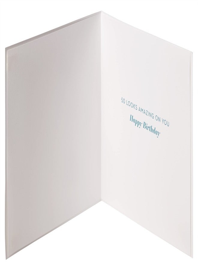 Papyrus 50th Birthday Card (50 Looks Amazing On You) - Image 2