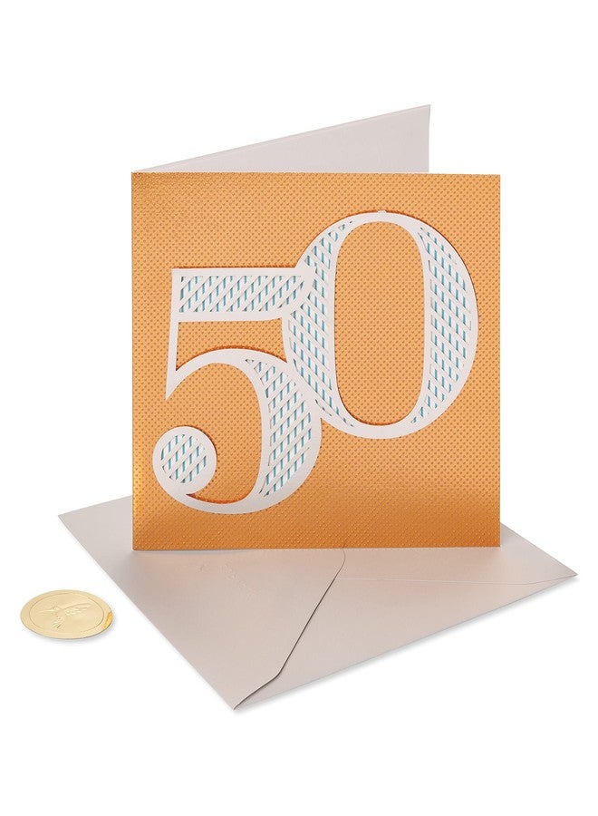 Papyrus 50th Birthday Card (50 Looks Amazing On You) - Image 4