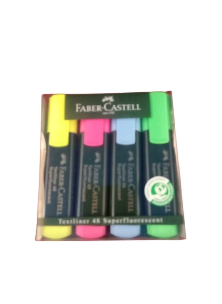 Faber - Castell Superfluorescent Highlighter 4 Color - pzsku/Z06093CBA65934A5DEB97Z/45/_/1733771063/b8b4bcc9-73e1-4b52-b5b0-4a880509168a