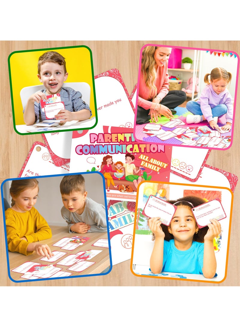 Generic Ramadan Gift  46 Family Relationship English Short Sentences Children's Educational Early Education Parent-Child Interactive Communication Questions And Answers Early Education Toys  - Image 1