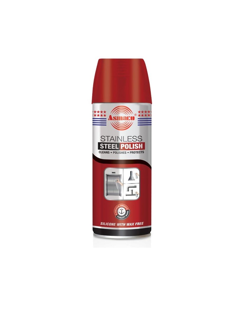 Asmaco Stainless Steel Polish - 450ml - Image 3