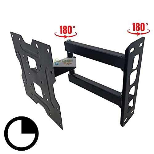 Gadget Wagon 24 to 42 Inch led TV Wall Mount Movable Swivel Corner Bracket | 2 Meters HDMI Cable - Image 5