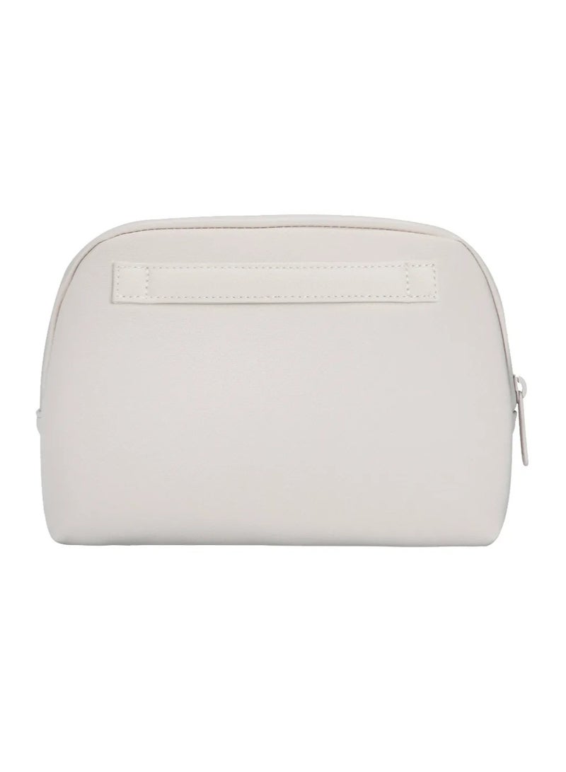 porodo Geneva 1L Tech Accessory Pouch with Cable Organizer & Easy Carry Handle / Water Resistant / Spacious Compartment / Durable Material - Beige - Image 4