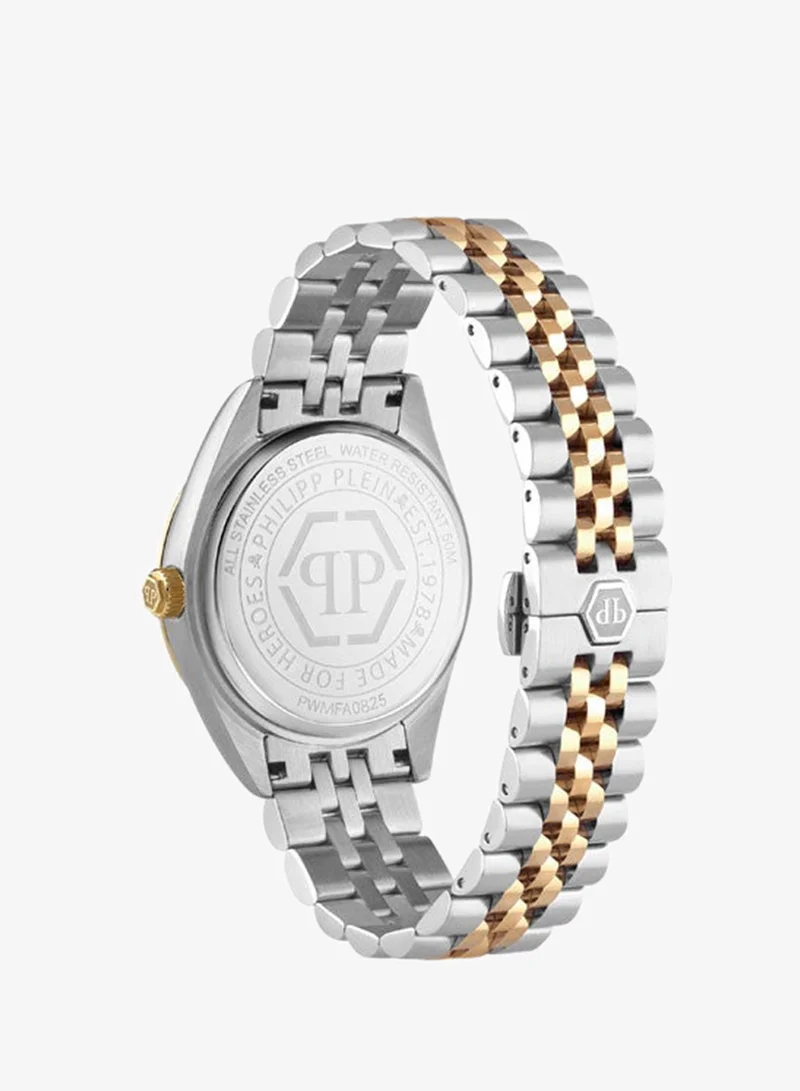 فيليب بلين Date Superlative Stainless Steel Bracelet Analog Watch for Men, 34mm