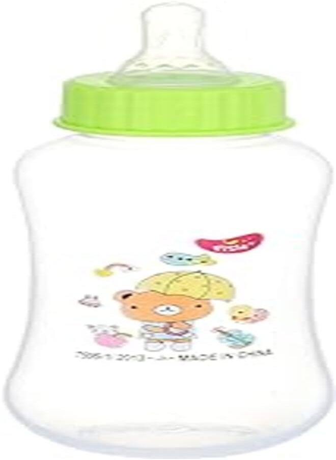 FISH - Little Fish Polypropylene Straight Baby Bottle 280 ml - Green - Image 1