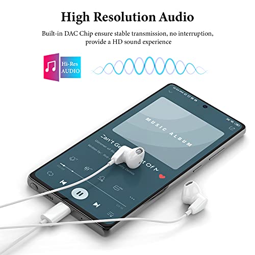 APETOO USB C Headphones for iPad Pro iPhone Air 17 16 15 Pro Max HiFi Stereo USB-C Wired Earbuds Microphone Volume Control Type C Earphone for Samsung S24 S23 Ultra S22 S21 Note20 Pixel 9 8 7 6 6a 5 OnePlus9 - Image 2