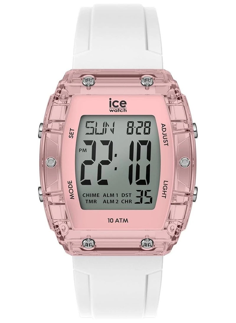 Ice Watch ICE-WATCH 024566 ICE digit boliday white clear pink silver small - Image 1