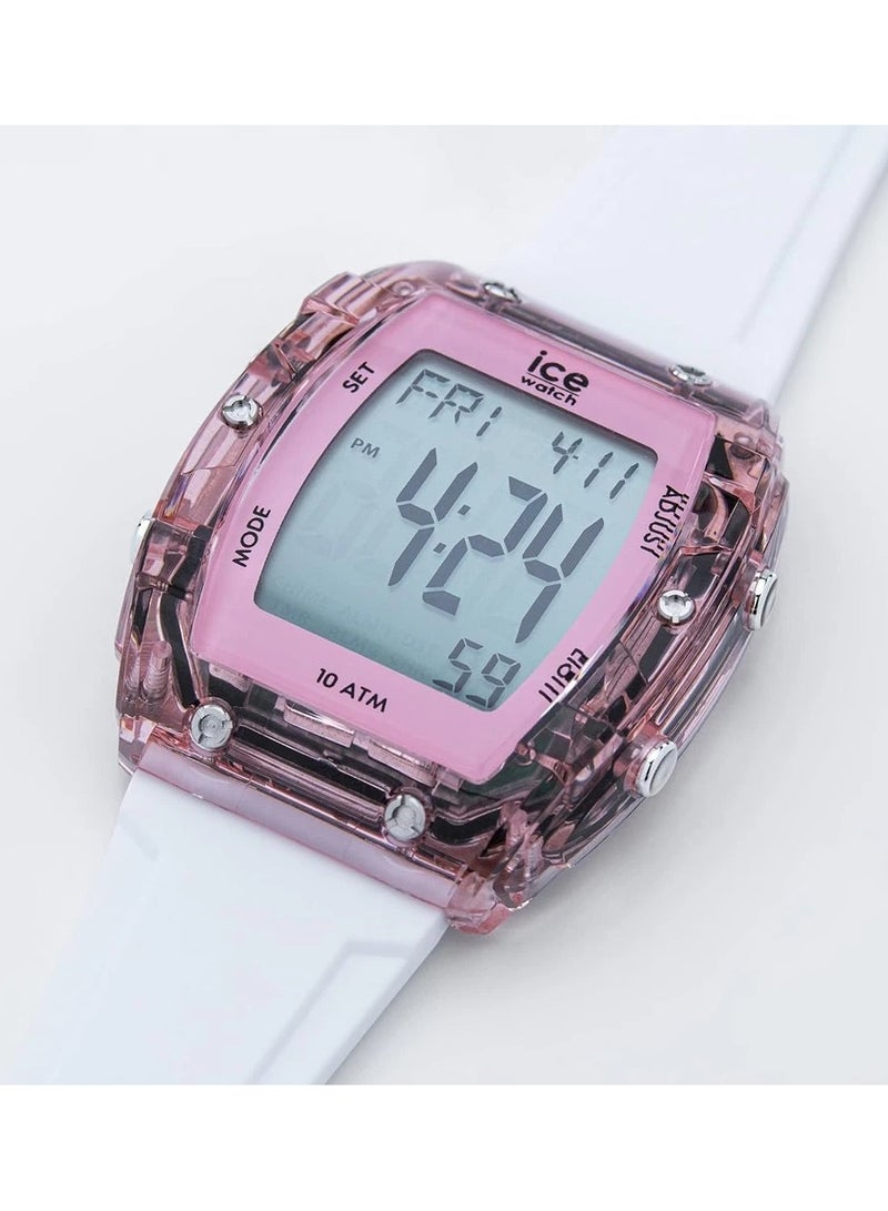 Ice Watch ICE-WATCH 024566 ICE digit boliday white clear pink silver small - Image 2