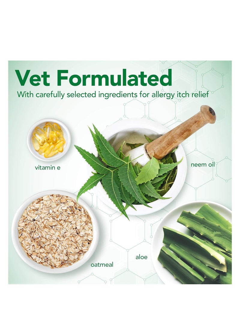 Vet's Best - Vet's Best Waterless Cat Bath | No Rinse Waterless Dry Shampoo for Cats | Veterinarian Formulated | 4 Ounces,Green - Image 1