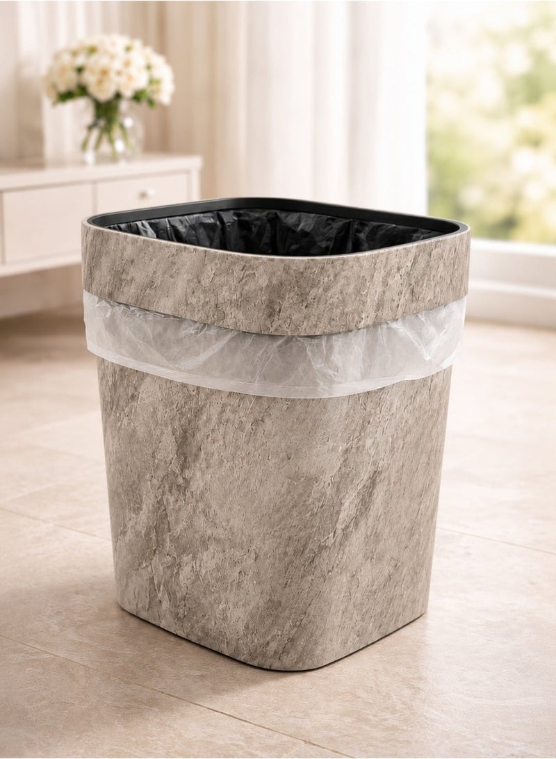 ALMUFARREJ 10L Elegant Waste Bin – Versatile & Stylish Design for Bedroom, Bathroom, Office & Kitchen - Image 1
