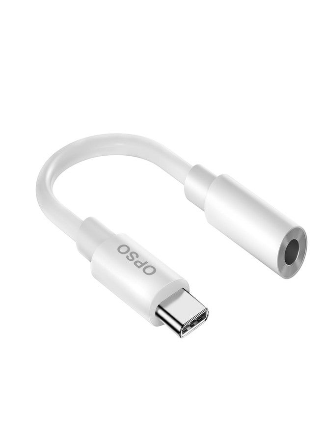 OPSO USB Type C to 3.5mm Female Headphone Jack Adapter, (1-Pack) USB C to Aux Audio Dongle Cable Cord for iPhone 15/16/16 Plus/16 Pro/16 Pro Max, Samsung Galaxy S24/S23/S22, iPad Pro, MacBook - Image 1