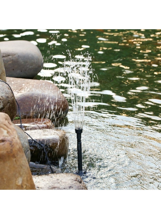 Decdeal Fountain Pump With Lights Led, 10W 160Gph Submersible Water Pump Fountain For Aquarium Fish Tank Pond Garden Backyard, 600L/H Ac 110V - Image 4