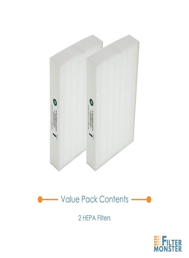 Filter-Monster.com True HEPA Replacement Filter Compatible with Honeywell HEPA R Filter (HRF-R2) for HPA090, HPA100, HPA200, HPA250 and HPA300 Series Air Purifiers (2 Pack) - Image 3