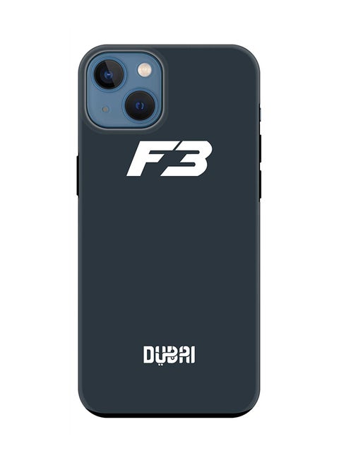 Tough Pro Series Case for Apple iPhone 14 Plus Case Dual Layer hybrid PC & TPU Customized Mobile Cover Shield with inner TPU protection Matte Finish - Faz3 Dubai Blue