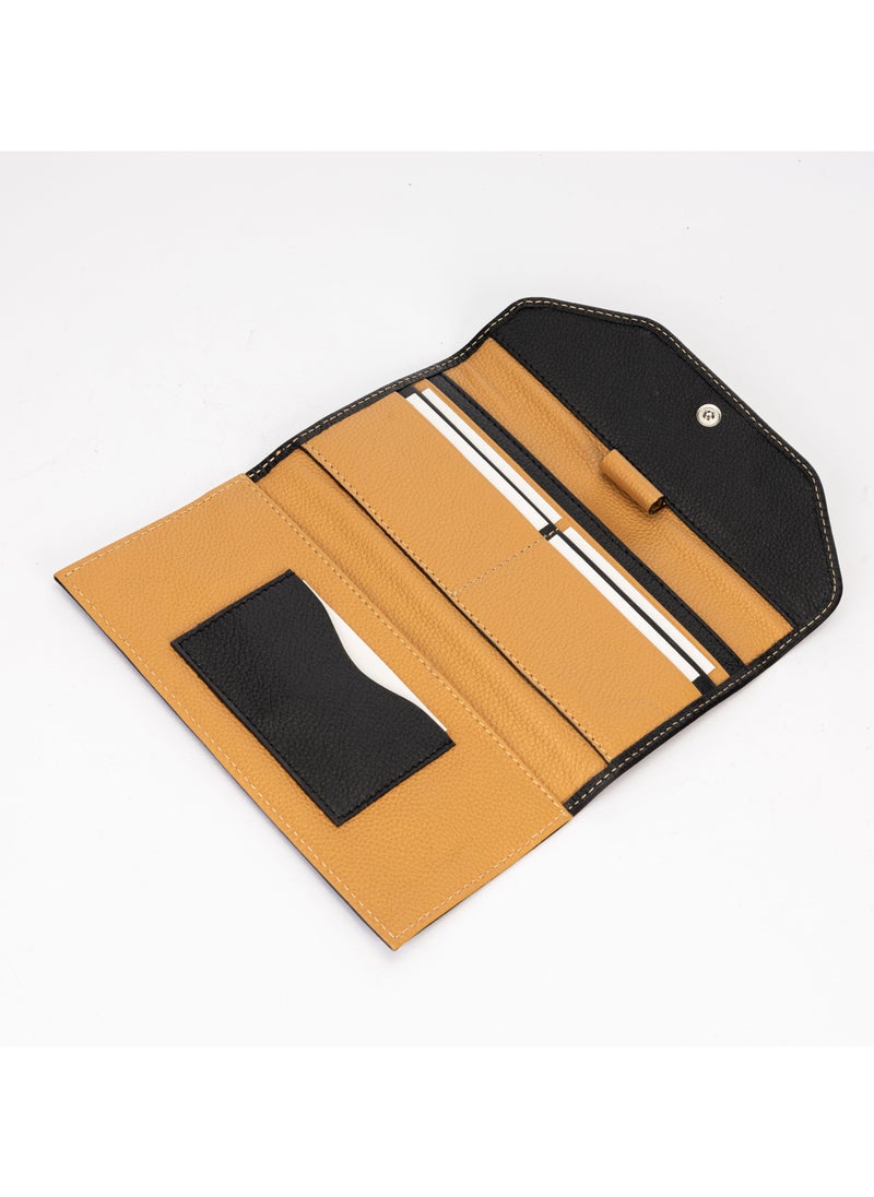 JLine - Grandy Women's Wallet made of premuim scratch-resistant German leather, one-year warranty against manufacturing defects - Image 1