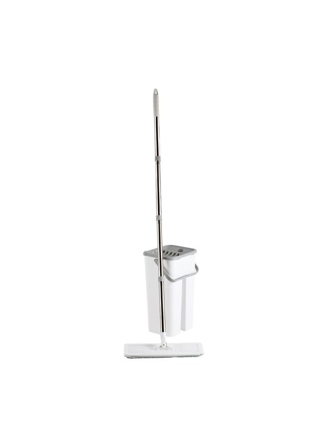 Magnus Self Wash Mop Bucket Kit Easy to Use Efficient Floor Cleaning System for Home Office and Commercial Spaces White & Grey 20 X 17 X 36 Cm - Image 3