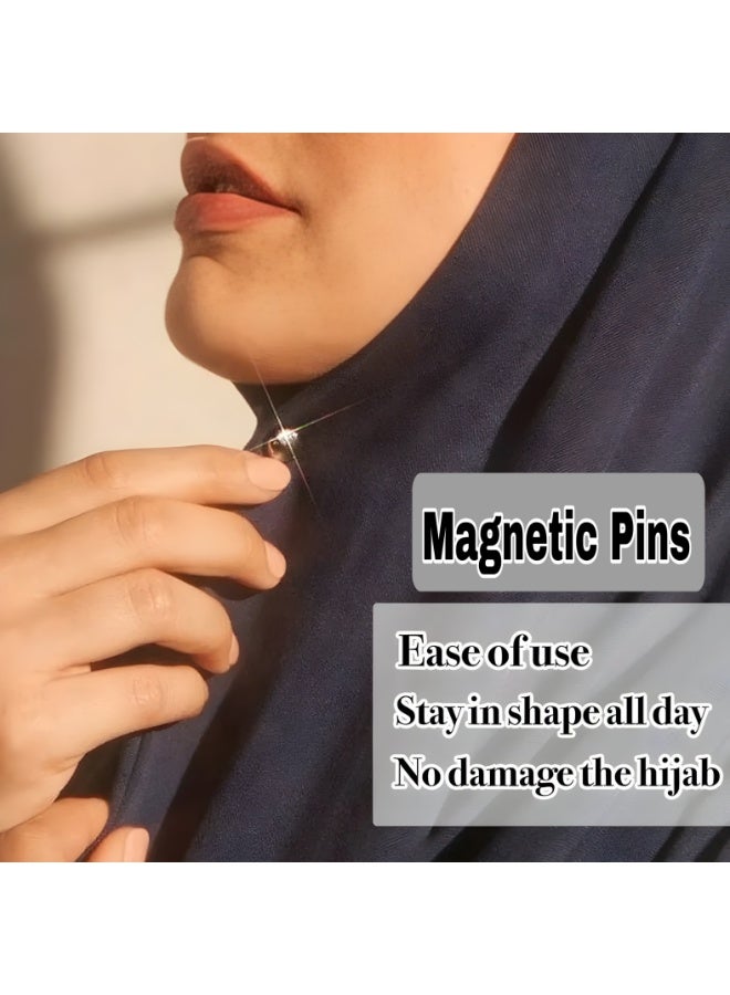 Two Pieces of Hijab Magnetic Hijab Pins Multipurpose Scarf Hijab Pins for Women. - Image 5