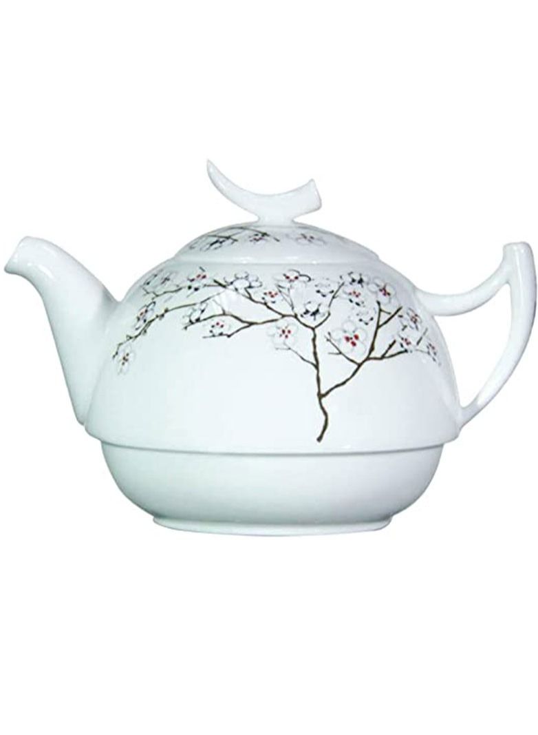Tealand Microwave Safe Heat Resistant and Freezer Safe Smooth Surface Ice Cherry Tea For One 0.5 Liter  - Image 2