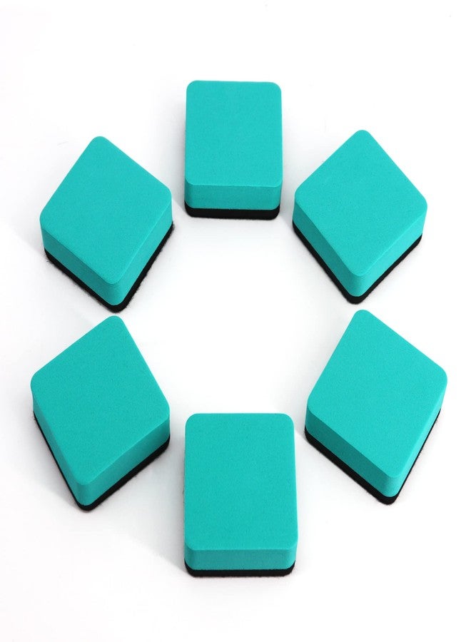IHPUKIDI Dry Erase Erasers, IHPUKIDI 24 Pack Magnetic Whiteboard Dry Eraser Chalkboard Cleansers for Classroom, Home and Office (Green, 2 x 2 Inch) - Image 3