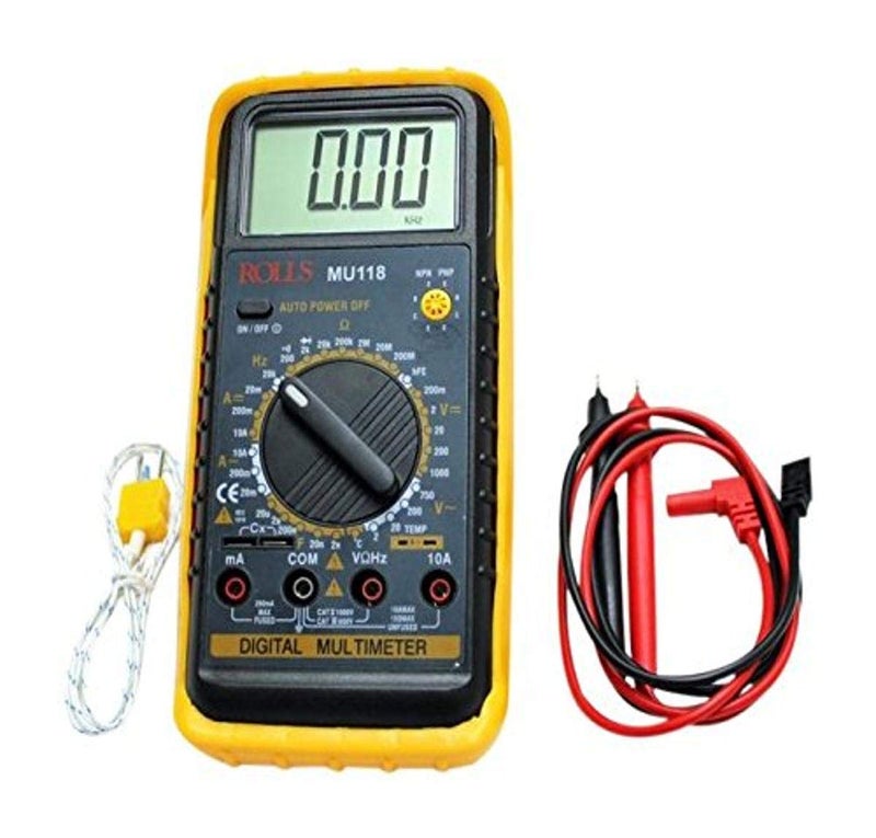 rolls Digital Multimeter, Black (MU118) - Image 3