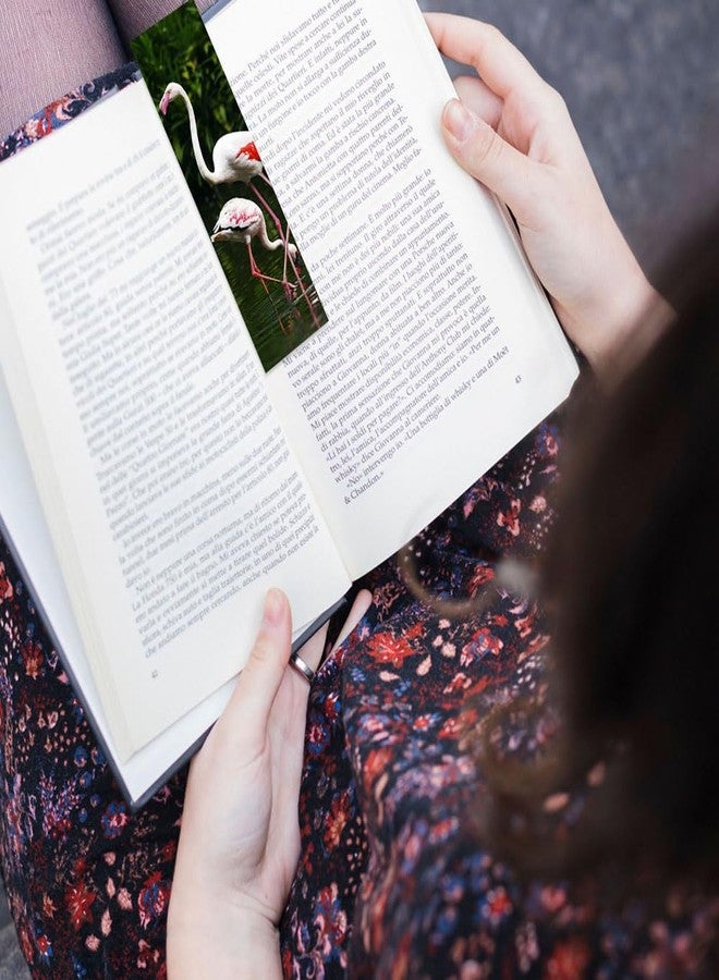 اكوبيرلا مجموعة فواصل كتب حيوانية بالجملة مكونة من 120 قطعة، 60 تصميمًا مختلفًا، لمحبي الكتب - Image 4