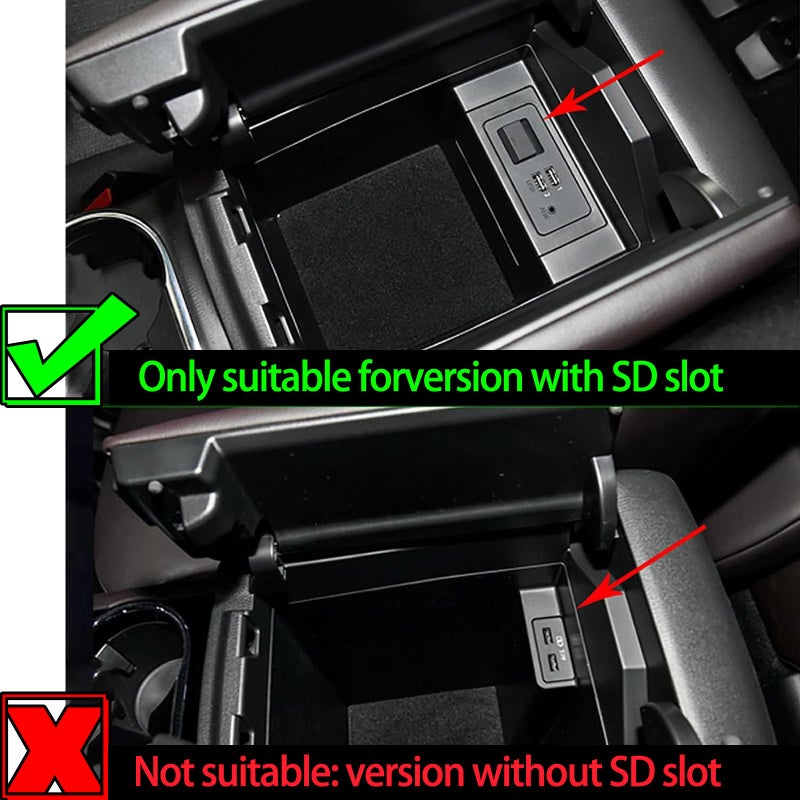 LLKUANG for Mazda CX-8 CX-9 2016-2024 CX8 CX9 Car Central Console Storage Box Organizers Tray Car Central Armrest Box Stowing Tidying Accessories - Image 2