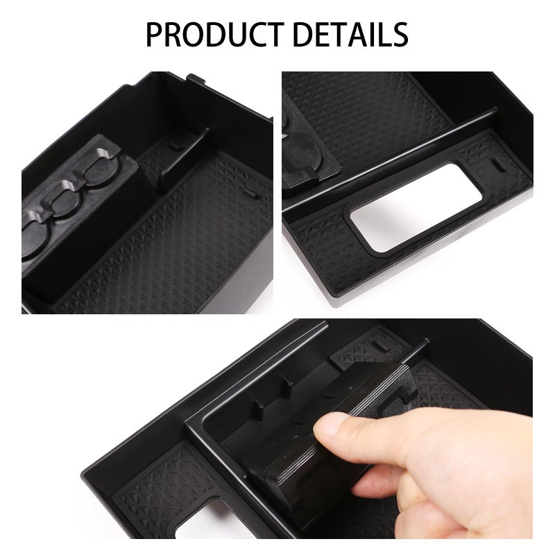 LLKUANG for Mazda CX-8 CX-9 2016-2024 CX8 CX9 Car Central Console Storage Box Organizers Tray Car Central Armrest Box Stowing Tidying Accessories - Image 5