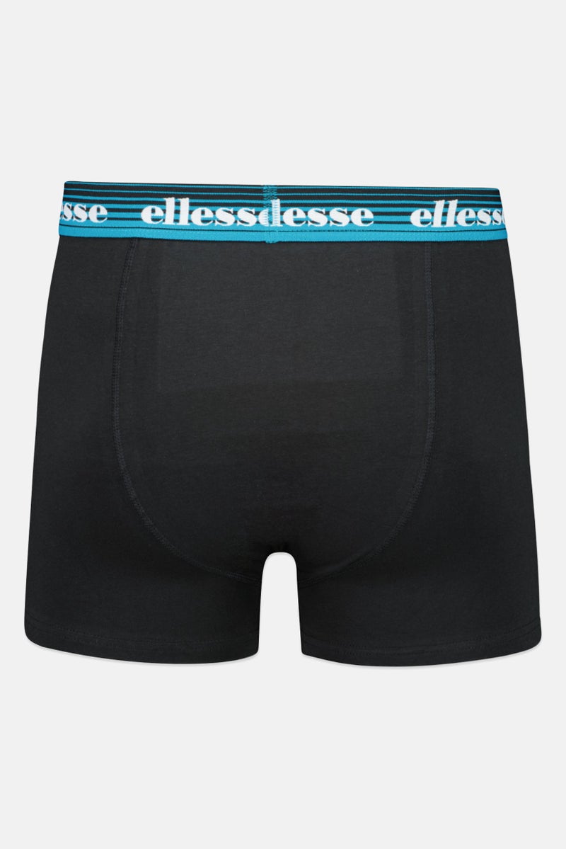 Ellesse Men 3 Pack Brand Logo Trunks, Multicolor - Image 2