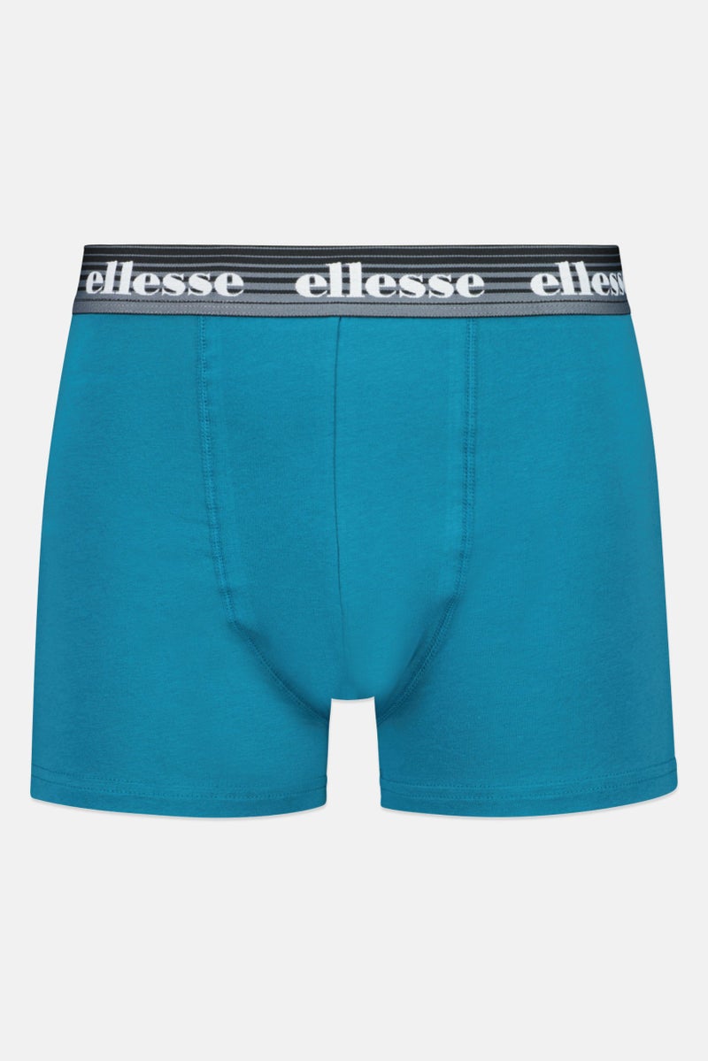 Ellesse Men 3 Pack Brand Logo Trunks, Multicolor - Image 5