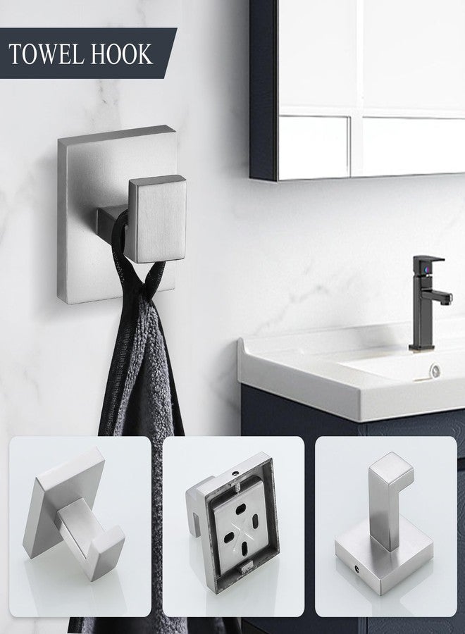 TURS Bathroom Hardware Set Brushed Towel Bar Set Stainless Steel Bathroom Accessories Towel Holder Sets Wall Mounted - Image 5