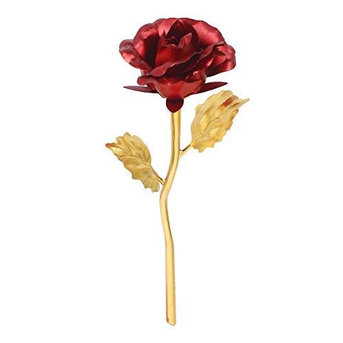 Webelkart Artificial Gift Box with Roses (Red, 1 Rose, 12 Rose Soap) - Image 3