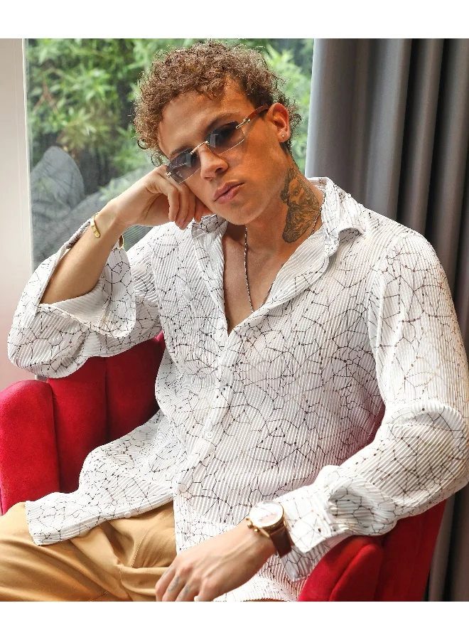 كامبوس سوترا قميص معرق مطوي