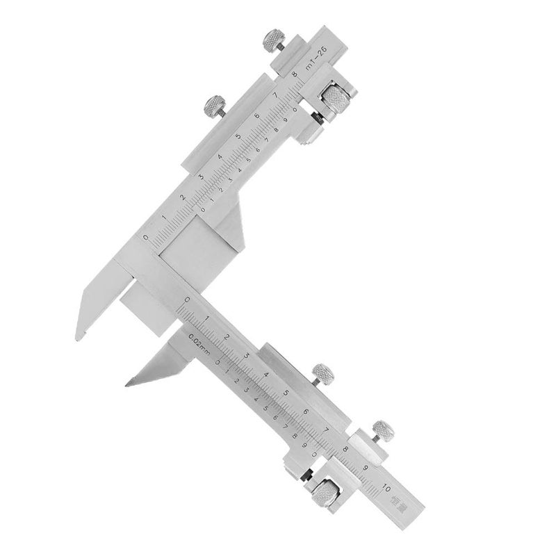 Stainless Steel Gear Tooth Vernier Caliper for Chordal Thickness and Tooth Height Measurement - Image 1