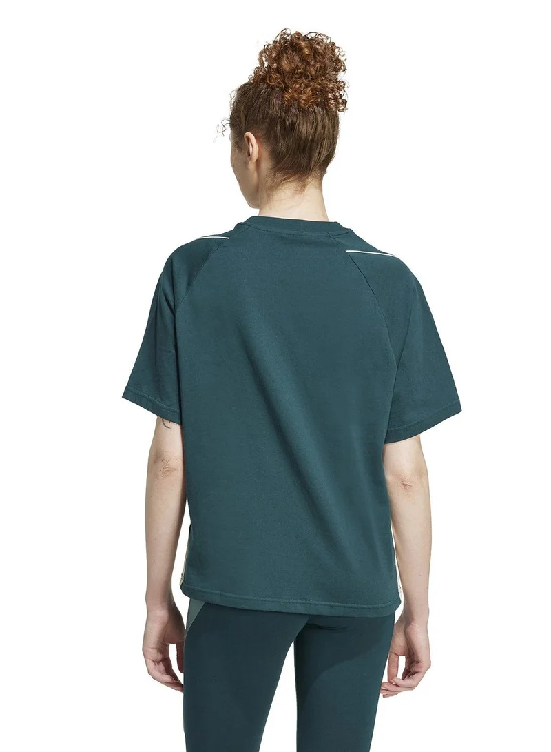 Adidas W Stadium Tee Green Training T-Shirts For Women XS